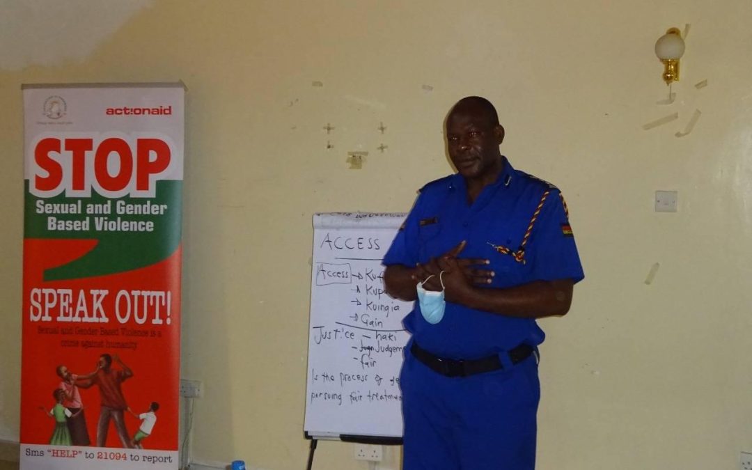 TRAINING TO THE POLICE OFFICERS ON CASE MANAGEMENT